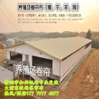 薄利多销养殖场卷帘 防水防寒猪场圈帘布 透光保暖枣庄代理卷帘 牛棚鸡舍烟台营销点