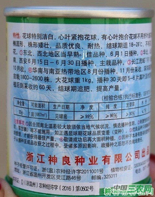 雪白花椰菜品种好不好? 雪白花椰菜品种好不好?