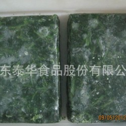 厂家直销 优质冷冻3-5CM 绿色盘冻菠菜段
