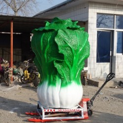 卓景雕塑                 玻璃钢仿真大白菜，玻璃钢蔬菜仿真雕塑