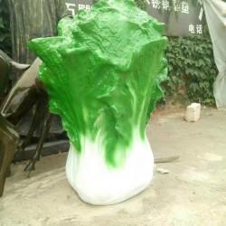 白菜玻璃钢蔬菜雕塑诚信雕塑