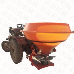 四轮拖拉机悬挂式CDR-1000塑料桶单盘撒肥机撒播机 大容量撒肥机 颗粒肥撒肥机
