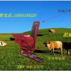 龙龙牌 9FQT50-60多功能秸秆铡草揉丝机、 养殖专用大型铡草机 有除土、除地膜的优点 9FQT50-60饲草机
