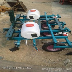 喷药地膜覆盖机 小型手扶四轮式喷药覆膜农用机 适用山地丘陵 大中小地块