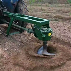 拖拉机悬挂式挖坑机加深加宽地钻机果树植树挖洞机打穴机型号