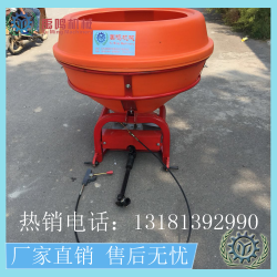 1000斤大容量施肥机  四轮拖拉机后悬挂式施肥机械  塑料桶撒肥机