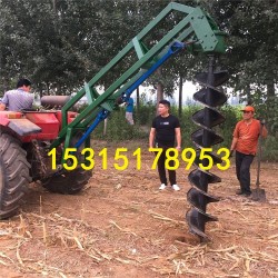 田间道路挖坑机 大直径螺旋打洞机 植树种树施肥施肥钻坑机