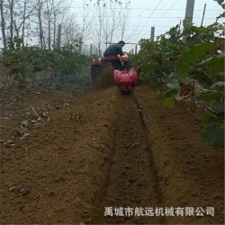 拖拉机带的果园开沟机 开沟施肥机械