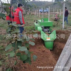 浩运机械葡萄园施肥开沟机 果园苗圃座驾式开沟机 葡萄园埋藤除草旋耕机