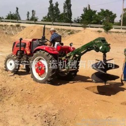 葡萄园埋藤拖拉机挖坑机 道路两旁绿化植树挖坑机 挖坑速度快