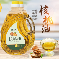 食用核桃油1.8L/桶，核桃油生产厂家，冷榨核桃油