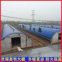 大型养牛场牛舍大棚建设 肉牛养殖大棚搭建 牛棚施工安装厂家