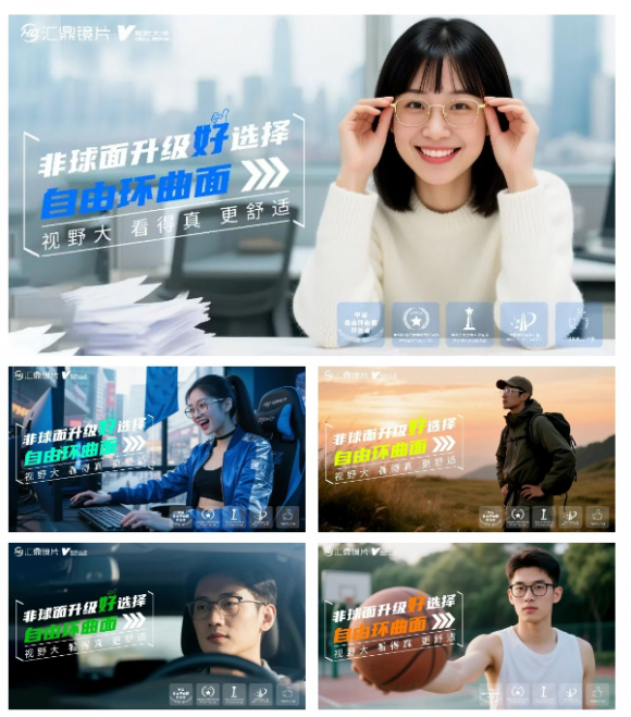 自由环曲面镜片品牌闭眼冲款
